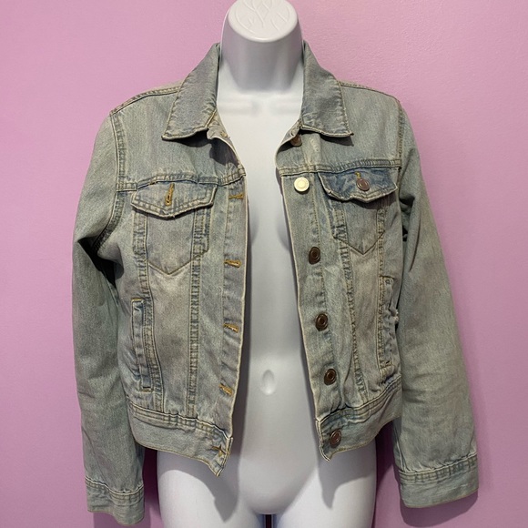 Cute light blue denim jacket M - Picture 4 of 4